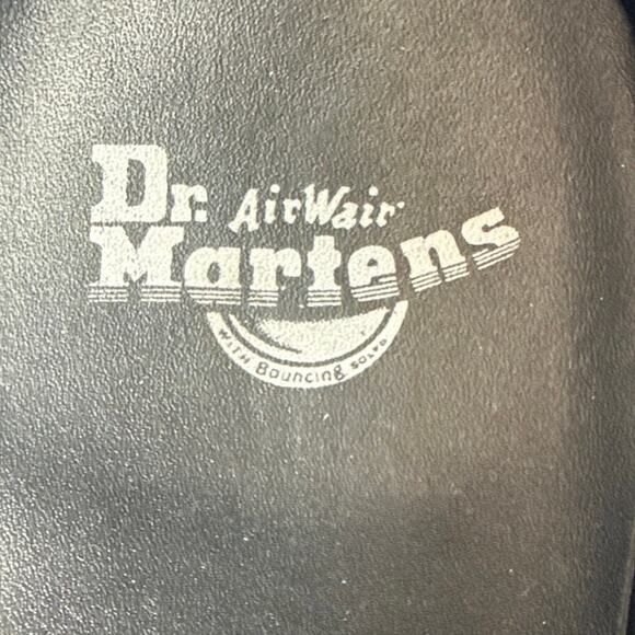 NEW Dr. Martens Henree Unisex Polished Smooth Leather Buckle Lace Up Shoes Sz 6 - Picture 8 of 11